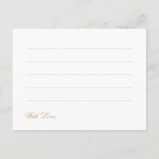 Weddenschap Gold Bokeh Sparkle Lights Advieskaart (Achterkant)