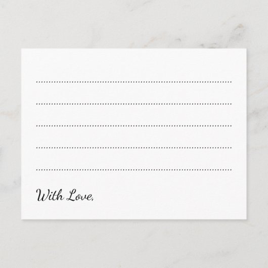 Weddenschap Gold Foil Kijk Confetti Advieskaart (Achterkant)