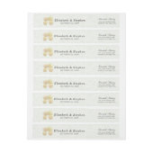 Weddenschap Gold Foil Pananas Damask Paper (Vel)