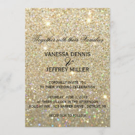 Weddenschap - Gold Glit Fab & Two Kaart