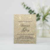 Weddenschap - Gold Glit Fab Two Kaart (Staand voorkant)