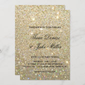 Weddenschap - Gold Glit Fab & Two Kaart (Voorkant / Achterkant)