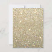 Weddenschap - Gold Glitter Fab Kaart (Achterkant)