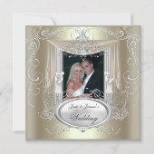 Weddenschap Gold Mint Silver  Elegant 2 Kaart (Voorkant)