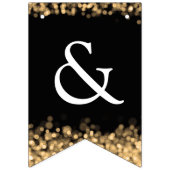 Weddenschap Gold Sparkle Gold Lights Vlaggetjes (Derde vlag)