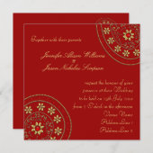 Weddenschap-goud en -juwelen geïnspireerd door Ind Kaart (Voorkant / Achterkant)