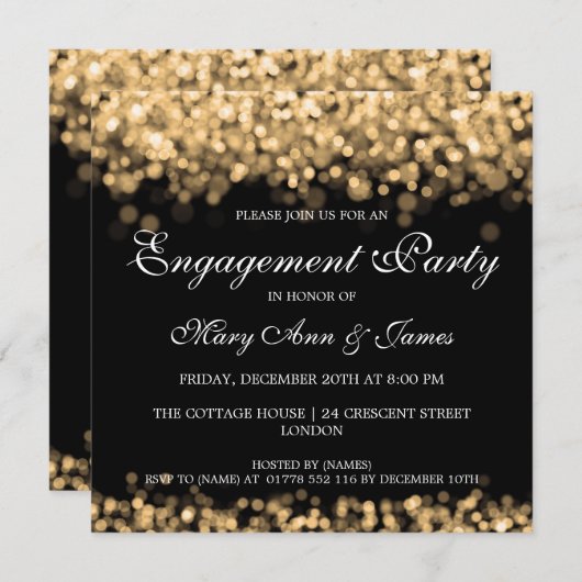 Weddenschap Goudlampjes Kaart (Voorkant / Achterkant)