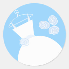 Weddenschap Gown Blue sticker