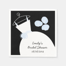 Weddenschap Gown Blue vrijgezellenfeest "Text" bla