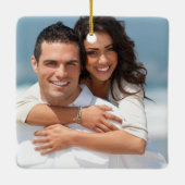 Weddenschap Gown Bridesmaid Kies kleuren Keramisch Ornament (Achterkant)