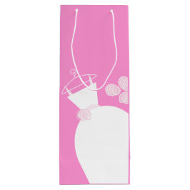 Weddenschap Gown Roze cadeaaswijn Wijn Cadeautas