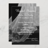 Weddenschap Gown Train Bridal Shower Kaart (Voorkant / Achterkant)