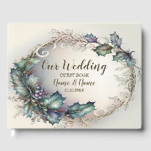 Weddenschap Green Paars Leaves Golden Elegant