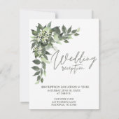 Weddenschap Greenery Eucalyptus Bouquet Waterverf Kaart (Achterkant)