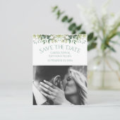 Weddenschap Greenery Eucalyptus Waterverf (Staand voorkant)