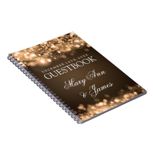 Weddenschap Grond Goud Notitieboek (Rechterzijde)