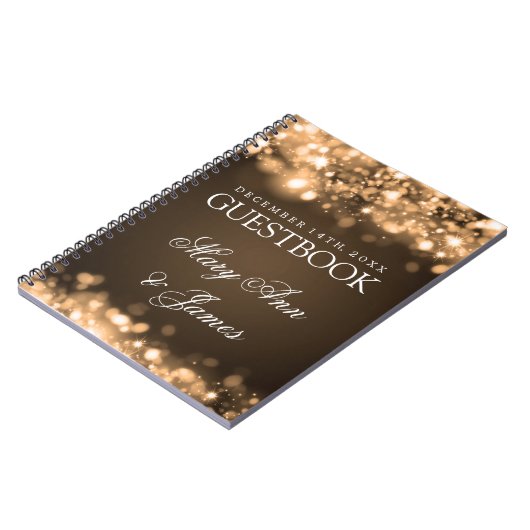 Weddenschap Grond Goud Notitieboek (Linkerzijde)