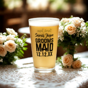 Weddenschap Groomsmaid Glass Tumbler