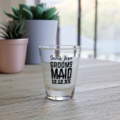 Weddenschap Groomsmaid Specialized Shot Glass Shot Glas