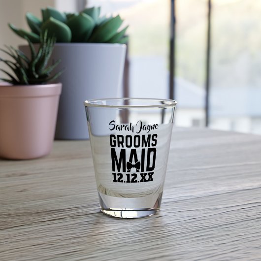 Weddenschap Groomsmaid Specialized Shot Glass Shot Glas