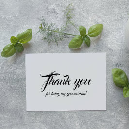 Weddenschap Groomsman bedankt Folie Kaarten