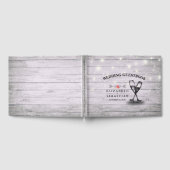 Weddenschap Guestbook Champagne Glasses Hood Licht Gastenboek (Volledig)