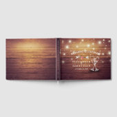 Weddenschap Guestbook Champagne Glasses Hood Licht Gastenboek (Volledig)