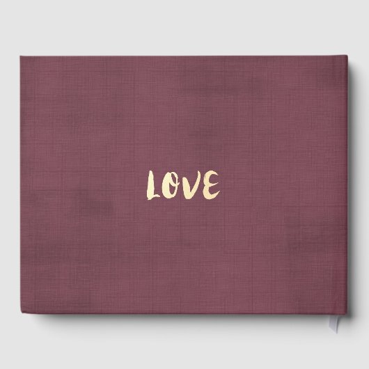 Weddenschap Guestbook Hydrangea String Lights Burg Gastenboek (Achterkant)