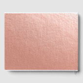 Weddenschap Guestbook Mason Jar String Light Roos  Gastenboek (Achterkant)