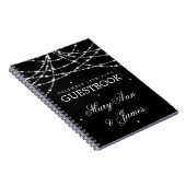 Weddenschap Guestbook Sparking String Black Notitieboek (Rechterzijde)