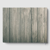 Weddenschap Guestbook Wood Chic Mason Jar String L Gastenboek (Achterkant)