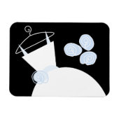 Weddenschap Gwn Blue, horizontaal Magneet (Horizontaal)