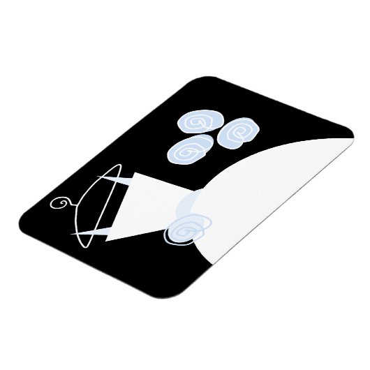 Weddenschap Gwn Blue, horizontaal Magneet (Linkerzijde)