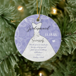 Weddenschap Gwn Bridesmaid Butterfly Kies kleur Keramisch Ornament