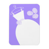 Weddenschap Gwn Paarse flexibele magneet (Verticaal)