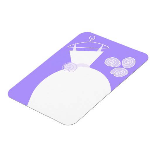 Weddenschap Gwn Paarse flexibele magneet (Linkerzijde)