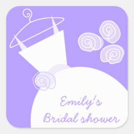 Weddenschap Gwn Paarse sticker "Vrijgezellenfeest"