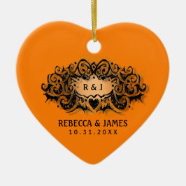 Weddenschap - Halloween Love Keramisch Ornament