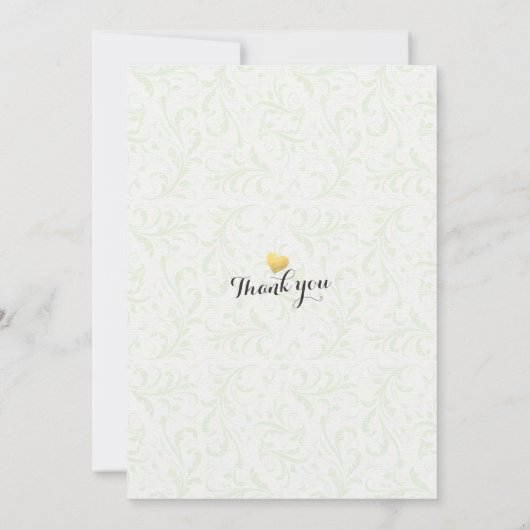 Weddenschap Hand Dinner Chic Gold Foil Pananas Kaart (Achterkant)