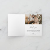 Weddenschap Handgeschreven Bedankt 2 Foto's (Binnen)