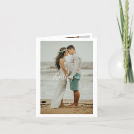 Weddenschap Handgeschreven Bedankt 3 Foto's