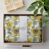 Weddenschap Happy Tears Sunflower Tissuepapier (Geschenk)