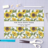Weddenschap Happy Tears Sunflower Tissuepapier (Craft)