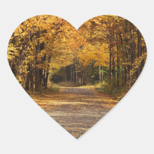Weddenschap Hart Fall Wedding Autumn Wedding Seals Sticker