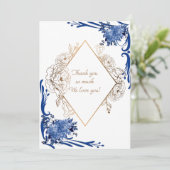 Weddenschap Hartelijk dank Aankondiging (Staand voorkant)