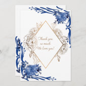 Weddenschap Hartelijk dank Aankondiging (Voorkant / Achterkant)