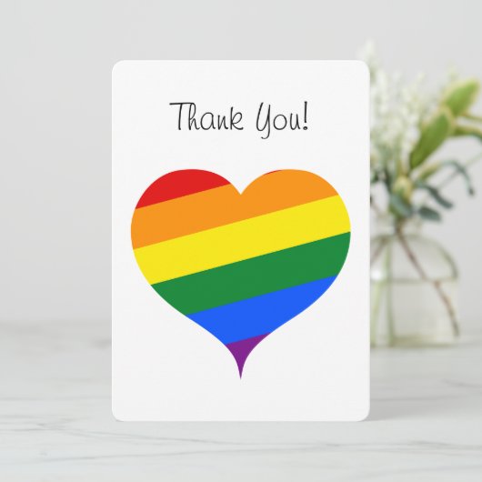 Weddenschap Hartelijk dank Bedankkaart (Staand voorkant)