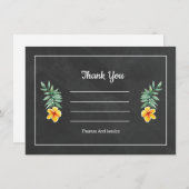 Weddenschap Hartelijk dank Bedankkaart (Voorkant / Achterkant)