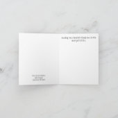 Weddenschap Hartelijk dank Bedankkaart (Binnen)