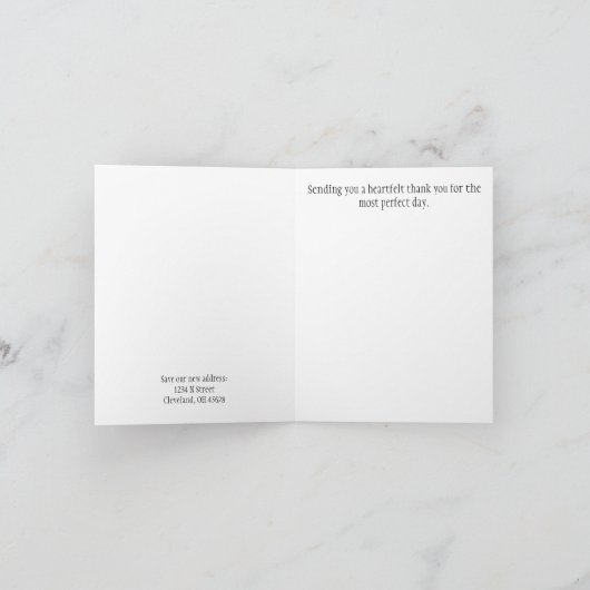 Weddenschap Hartelijk dank Bedankkaart (Binnen)